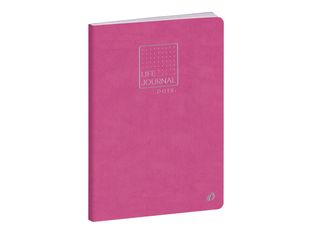Quo Vadis Life Journal - Carnet de notes 15 x 21 cm - pointillés - rose pivoine