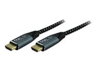 MCL Samar - Câble HDMI mâle pour HDMI mâle - 2 m - gris, noir 