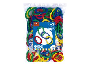 Apli Kids - 160 anneaux à assembler - couleurs assortes