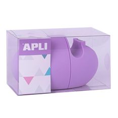 Apli Nordik - Distributeur de ruban adhésif 19 mm x 33 m - mauve
