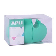 Apli Nordik - Distributeur de ruban adhésif 19 mm x 33 m - vert