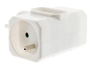 Zenitech - Triplite - 2x 16A + 1x 6A - Latérale - Blanc