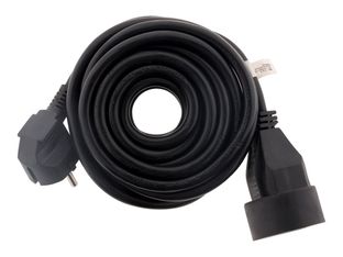 Zenitech - Rallonge éléctrique 16A - 10 m - Noir