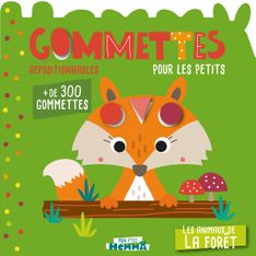 Mon P'Tit Hemma Gommettes pour les petits - Les Animaux de la Forêt