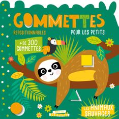 Mon P'Tit Hemma Gommettes pour les petits - Les Animaux Sauvages