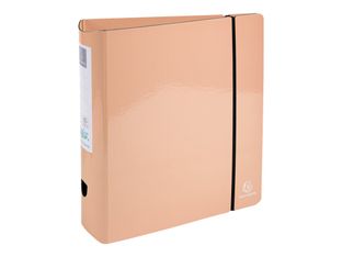 Exacompta Aquarel - Classeur à levier - Dos 80 mm - A4 - corail