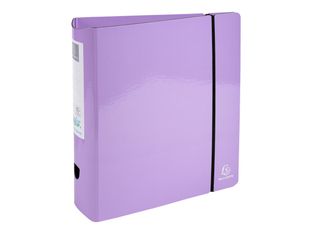Exacompta Aquarel - Classeur à levier - Dos 80 mm - A4 - mauve