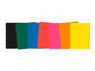 Danneels - Cahier de notes - A4 (21x29,7 cm) - 144 pages - petits carreaux - disponible dans différentes couleurs