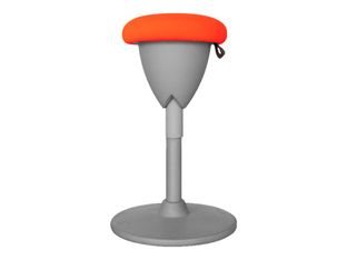 Tabouret CULBUTO - tissu - orange