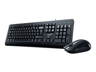 Genius KM-160 - Ensemble clavier et souris filaire - noir