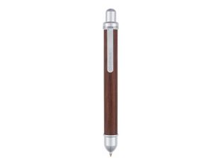 Oberthur Tolède - Mini stylo à bille poussoir - bois de rose