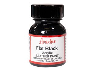 Angelus - Peinture acrylique - noir plat - 29.5 ml