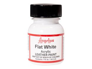 Angelus Leather - Peinture acrylique - blanc plat - 29.5 ml