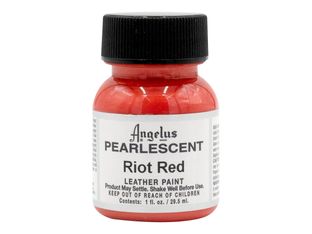 Angelus Pearlescent - Peinture acrylique - rouge émeute - 29.5 ml