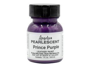 Angelus Pearlescent - Peinture acrylique pour cuir - 29,5 ml - prince purple