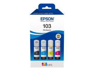 Epson 103 Multipack - pack de 4 - noir, jaune, cyan, magenta - recharge d'encre original