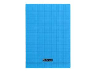Calligraphe 8000 - Cahier polypro A4 (21x29,7 cm) - 48 pages - grands carreaux (Seyes) - bleu