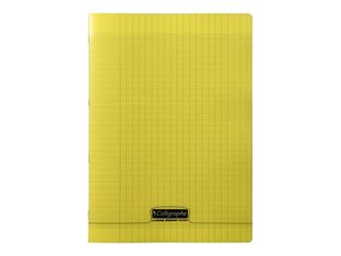 Calligraphe 8000 - Cahier polypro A4 (21x29,7 cm) - 48 pages - grands carreaux (Seyes) - jaune