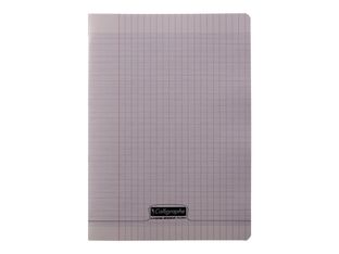 Calligraphe 8000 - Cahier polypro A4 (21x29,7 cm) - 48 pages - grands carreaux (Seyes) - gris