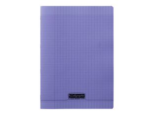 Calligraphe 8000 - Cahier polypro A4 (21x29,7 cm) - 48 pages - grands carreaux (Seyes) - violet