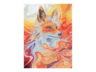 Graine Creative - kit mosaïque diamant artisanal - renard - 30 x 40 cm