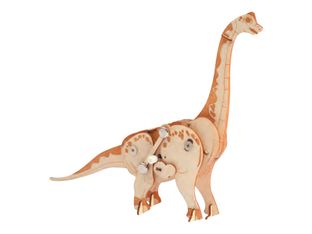 Graine Creative - mechanical 3D model set - diplodocus - bois