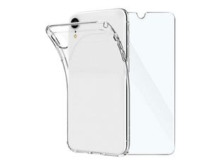 JAYM - pack complet - coque de protection + verre trempé pour Galaxy A34 5G - transparent