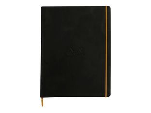 RHODIA Rhodiarama - Carnet souple A4+ - 160 pages - ligné - noir