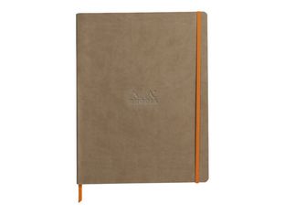 RHODIA Rhodiarama - Carnet souple A4+ - 160 pages - ligné - taupe
