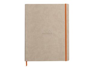 RHODIA Rhodiarama - Carnet souple A4+ - 160 pages - ligné - beige