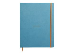 RHODIA Rhodiarama - Carnet souple A4+ - 160 pages - ligné - turquoise