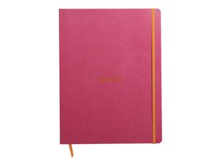 RHODIA Rhodiarama - Carnet souple A4+ - 160 pages - ligné - framboise