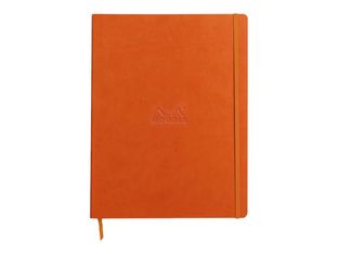 RHODIA Rhodiarama - Carnet souple A4+ - 160 pages - ligné - tangerine