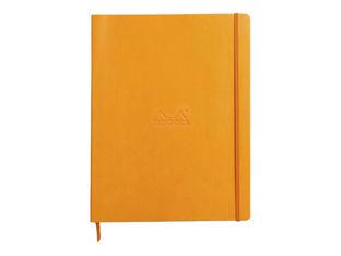 RHODIA Rhodiarama - Carnet souple A4+ - 160 pages - ligné - orange