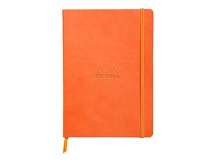 RHODIA Rhodiarama - Carnet souple A5 - 160 pages - ligné - orange