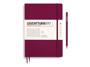 Leuchtturm1917 - Carnet de notes souple - composition B5 - ligné - bordeaux