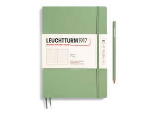Leuchtturm1917 - Carnet de notes souple B5 - pointillés - vert sauge