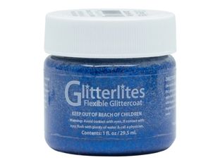 Angelus Glitterlites - Peinture - bleu étoile - 29,5 ml