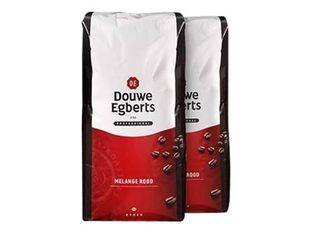 Douwe Egberts Professional Melange Rood - Grains de café - 3 kg - arabica, robusta - pack de 2
