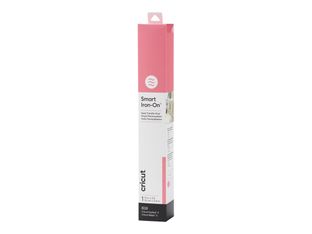 Cricut Smart Iron-On - Feuille pour activités manuelles - 33 x 90 cm - rose - vinyle