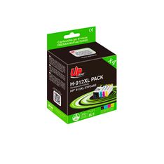 Cartouche remanufacturée HP 912XL - pack de 4 - noir, jaune, cyan, magenta - UPrint