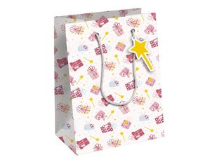 Clairefontaine Excellia - Sac cadeau Magie - 21,5 x 10,2 x 25,3 cm - rose