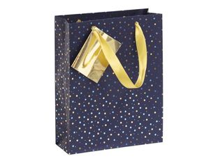 Clairefontaine Premium - Sac cadeau - 17 x 6 x 22 cm - bleu nuit