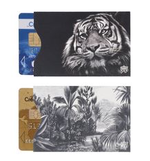 Color Pop - Lot de 2 étuis anti-piratage pour carte bancaire - disponible dans différents modèles