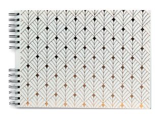 Exacompta Neo Deco - Album photo spiralé - 50 pages - 32 x 22 cm - blanc