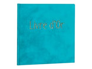 Exacompta Skandi - Livre d'or - 21 x 19 cm - 140 pages - turquoise