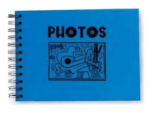 Exacompta Musicart - Album photo spiralé - 50 pages - 23 x 16 cm - bleu