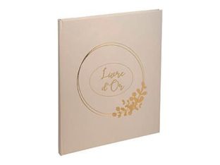 Exacompta Ringflower - Livre d'or - 27 x 22 cm - 100 pages - latte