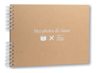 Exacompta - Album photo de classe - 50 pages - 22 x 32 cm - kraft