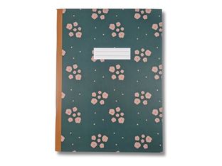 Blue Art Mr&Mrs Clynk Lilla - Carnet de notes 16,5 x 22 cm - ligné - 64 pages - mini fleurs